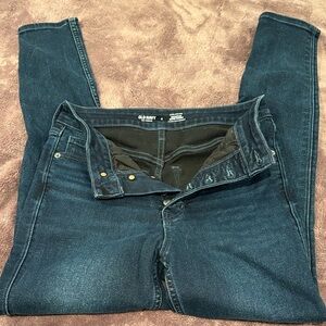 Old Navy Women's button fly Indigo Skinny Jeans